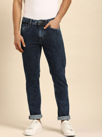 Being Human Men Slim Fit Denim-Dark Tone - beinghumanbd - 
