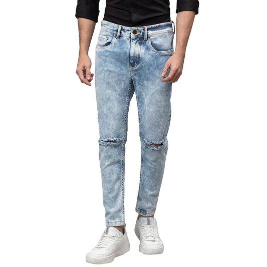 Being Human Men Slim Fit Denim-Light Tone - beinghumanbd - 