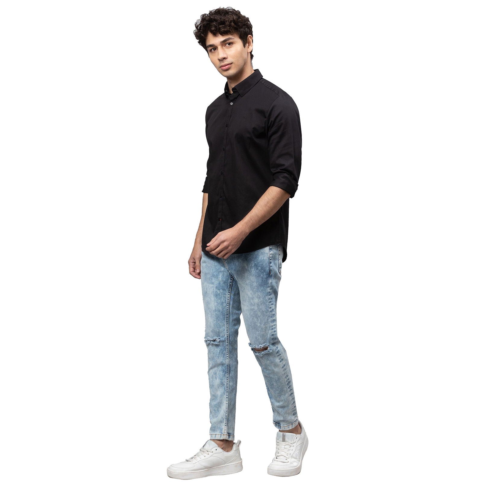 Being Human Men Slim Fit Denim-Light Tone - beinghumanbd - 