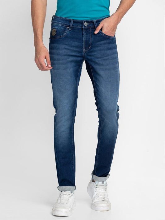 Being Human Men Slim Fit Denim-Mid Tone - beinghumanbd - 