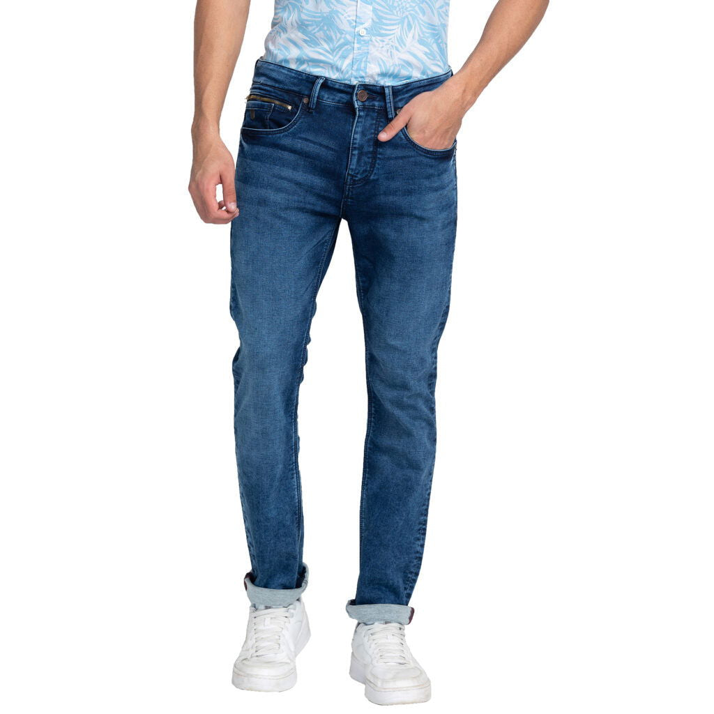 Being Human Men Slim Fit Denim-Mid Tone - beinghumanbd - 