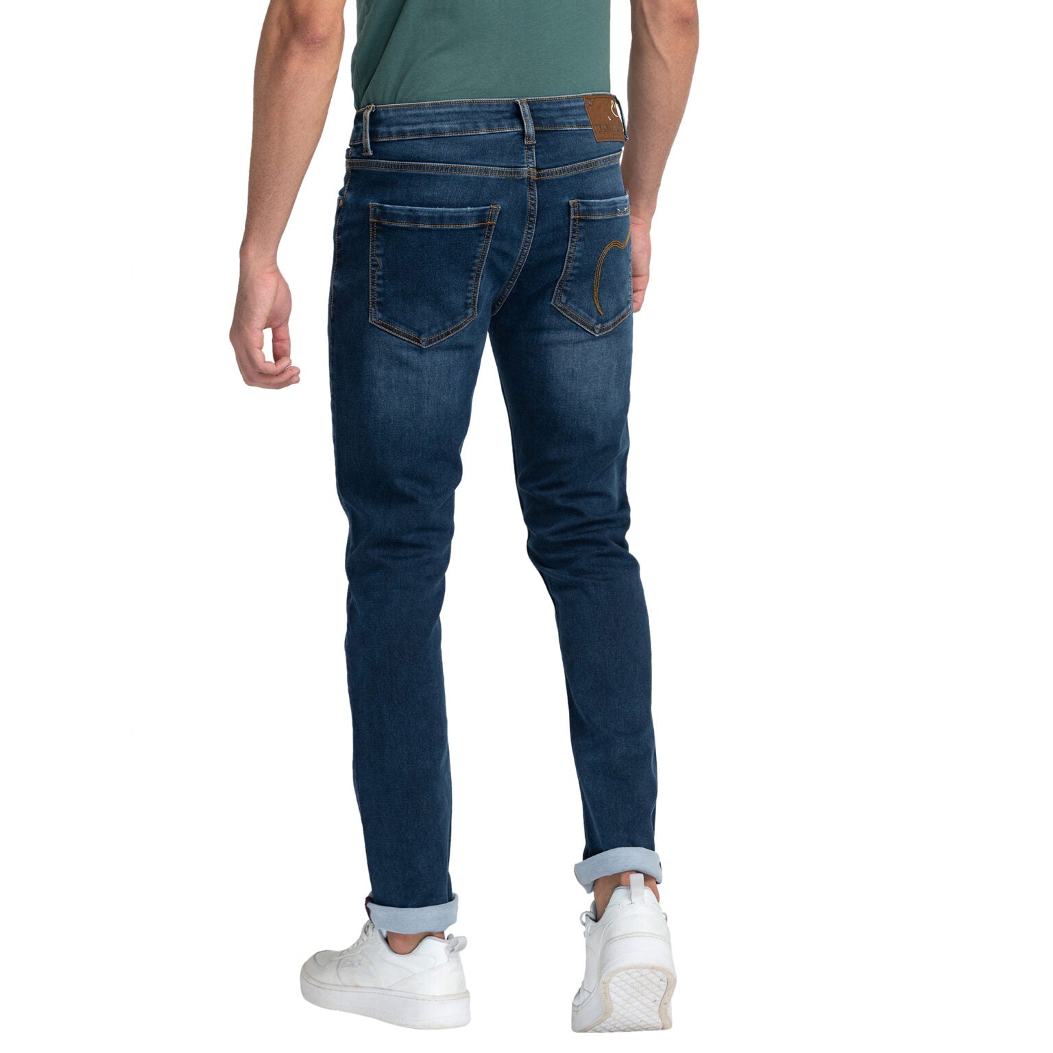 Being Human Men Slim Fit Denim-Mid Tone - beinghumanbd - 