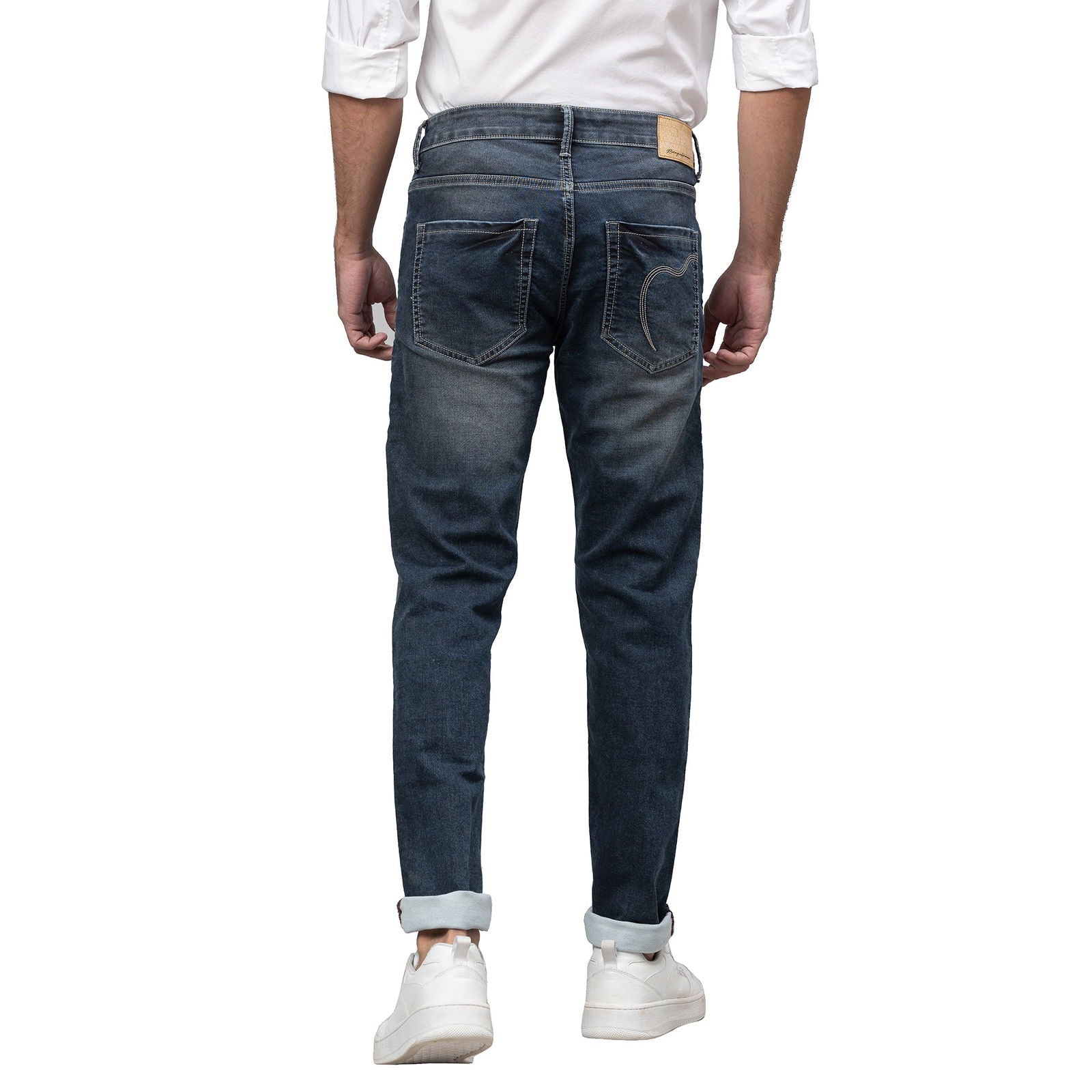Being Human Men Slim Fit Denim-Mid Tone - beinghumanbd - 