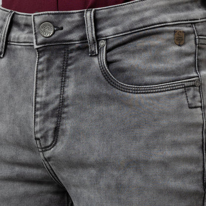 Being Human Men Slim State Fit Denim-Grey Tone - beinghumanbd - 