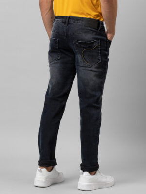 Being Human Men Slim Straight Fit Denim-Dark Tone - beinghumanbd - 
