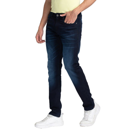 Being Human Men Slim Straight Fit Denim-Dark Tone - beinghumanbd - 