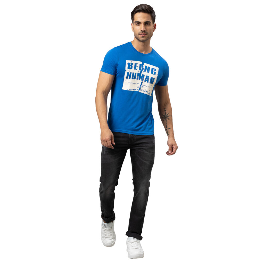 Being Human Men Slim Straight Fit Denim-Grey Tone - beinghumanbd - 