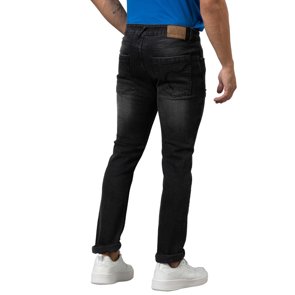 Being Human Men Slim Straight Fit Denim-Grey Tone - beinghumanbd - 