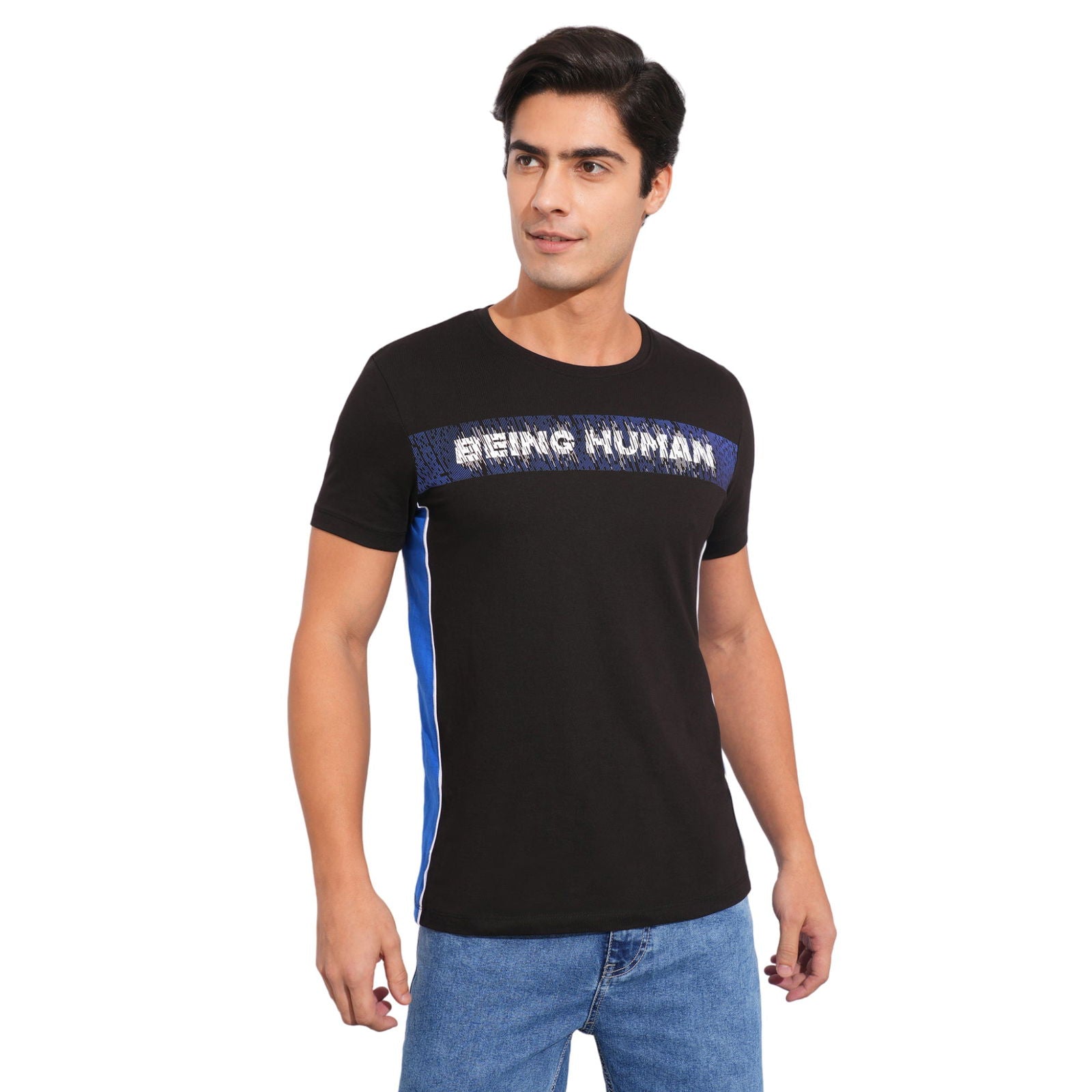 Being Human Men T-Shirts-Black - beinghumanbd - 