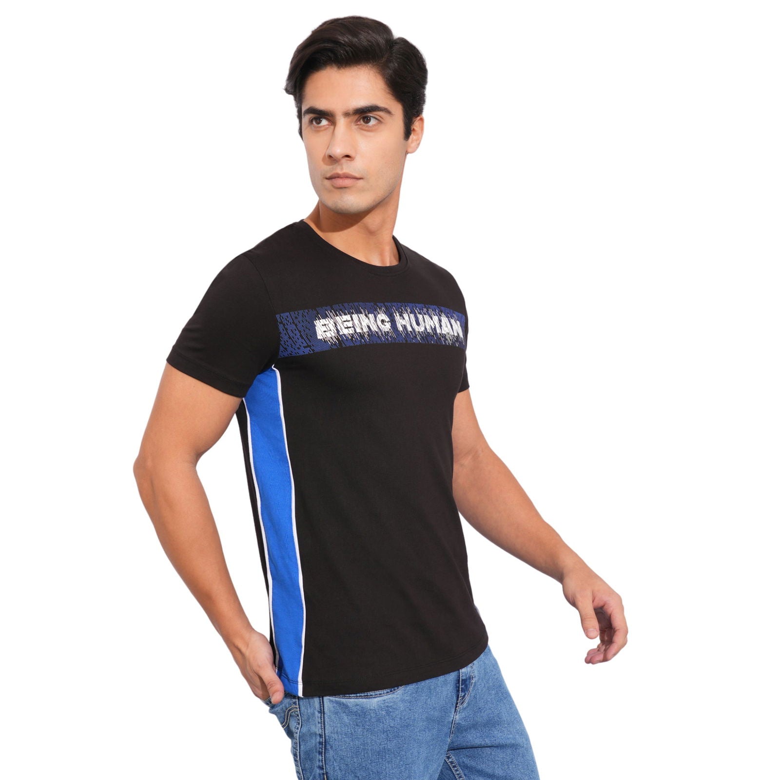 Being Human Men T-Shirts-Black - beinghumanbd - 