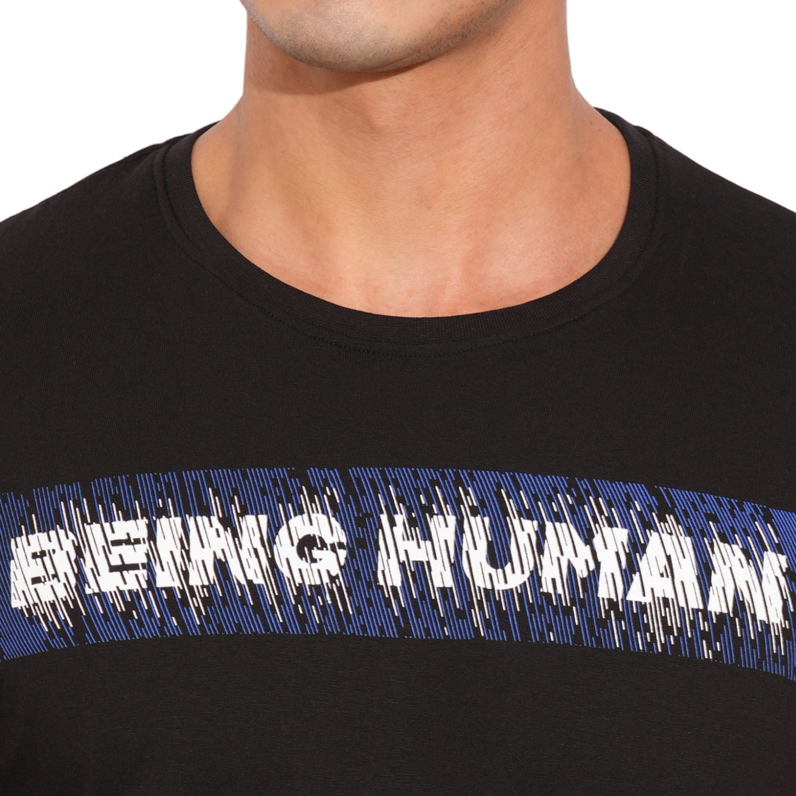 Being Human Men T-Shirts-Black - beinghumanbd - 