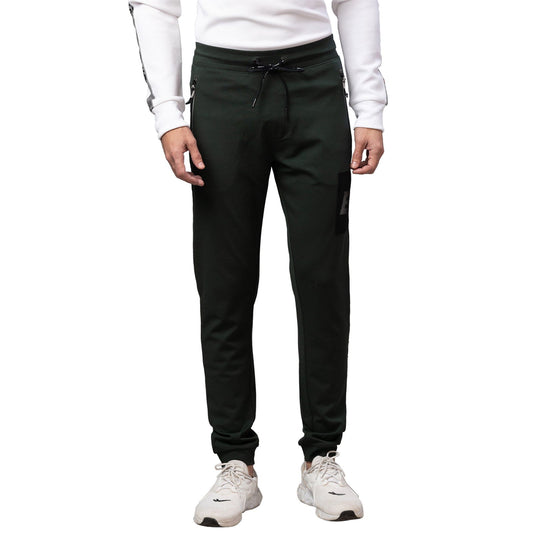 Being Human Men Track Pants-Black & Bayberry - beinghumanbd - 