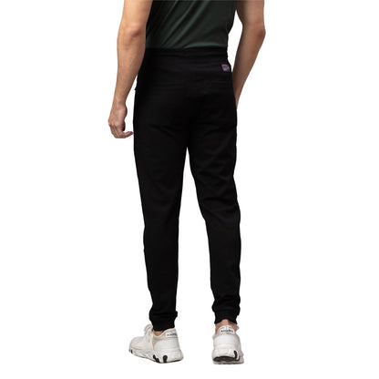 Being Human Men Track Pants-Black & Bayberry - beinghumanbd - 