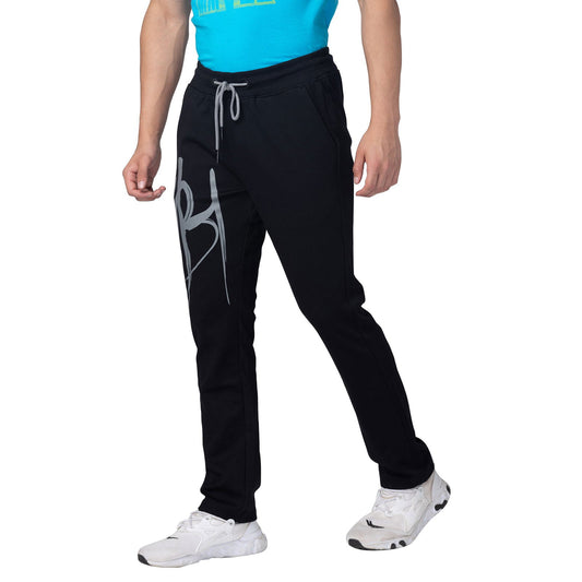 Being Human Men Track Pants-Black & Classic Blue - beinghumanbd - 