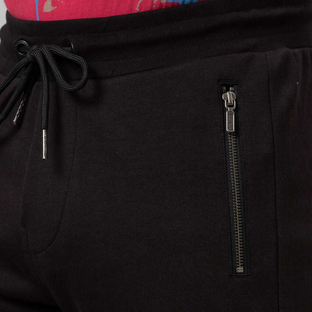 Being Human Men Track Pants-Black & Fig - beinghumanbd - 
