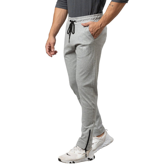 Being Human Men Track Pants-Black & Grey Melange - beinghumanbd - 