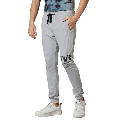 Being Human Men Track Pants-Grey Melange - beinghumanbd - 