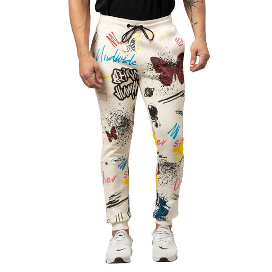 Being Human Men Track Pants-Off White - beinghumanbd - 