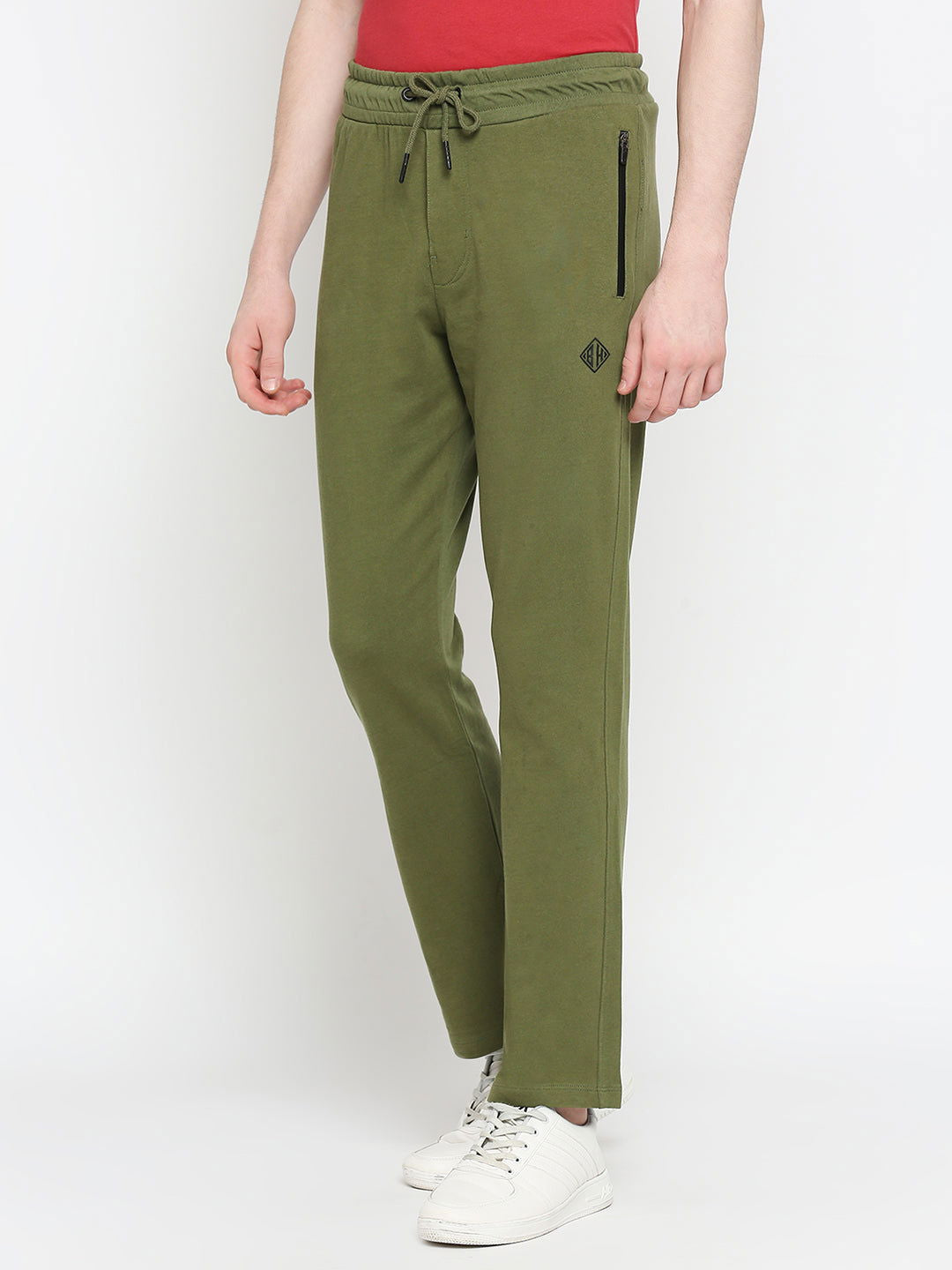 Being Human Men Track Pants-Olive - beinghumanbd - 