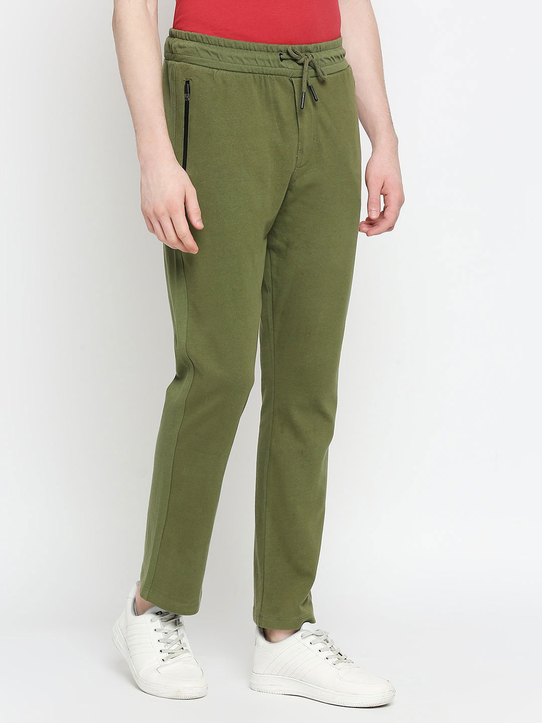 Being Human Men Track Pants-Olive - beinghumanbd - 