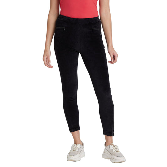 Being Human Women Fit Leggings-Black - beinghumanbd - 