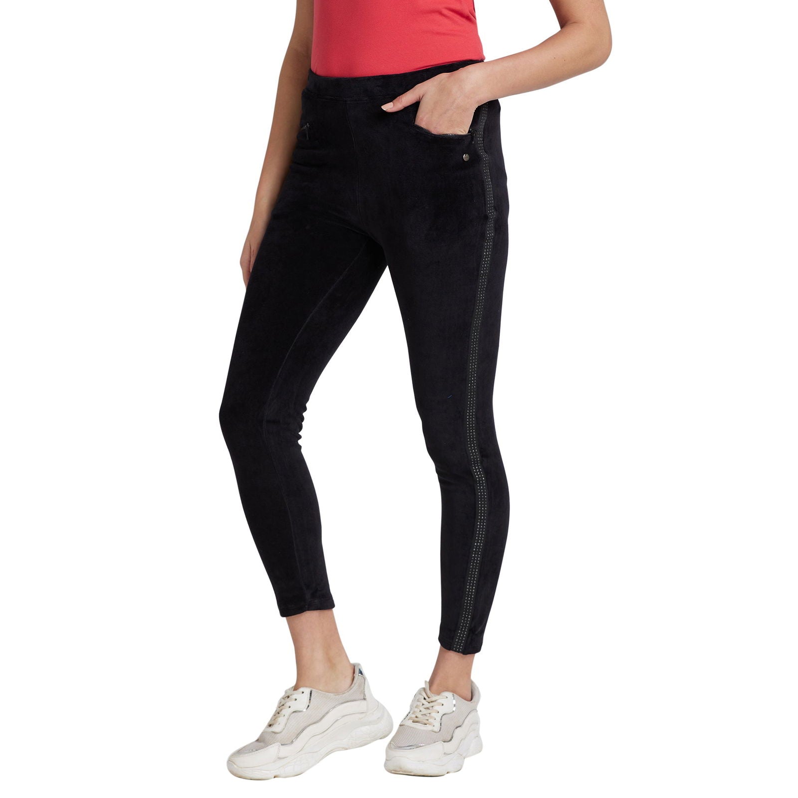 Being Human Women Fit Leggings-Black - beinghumanbd - 