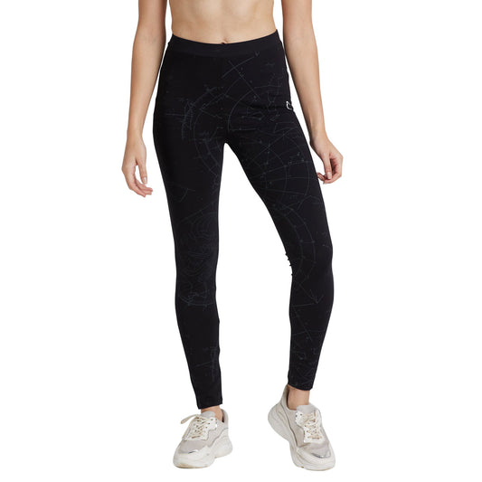 Being Human Women Fit Leggings-Jet Black - beinghumanbd - 