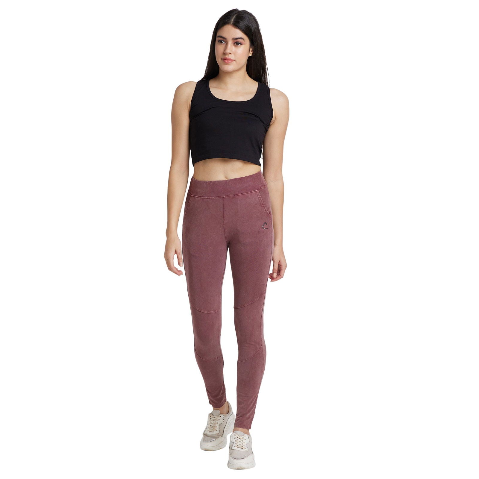 Being Human Women Fit Leggings-Raspberry - beinghumanbd - 