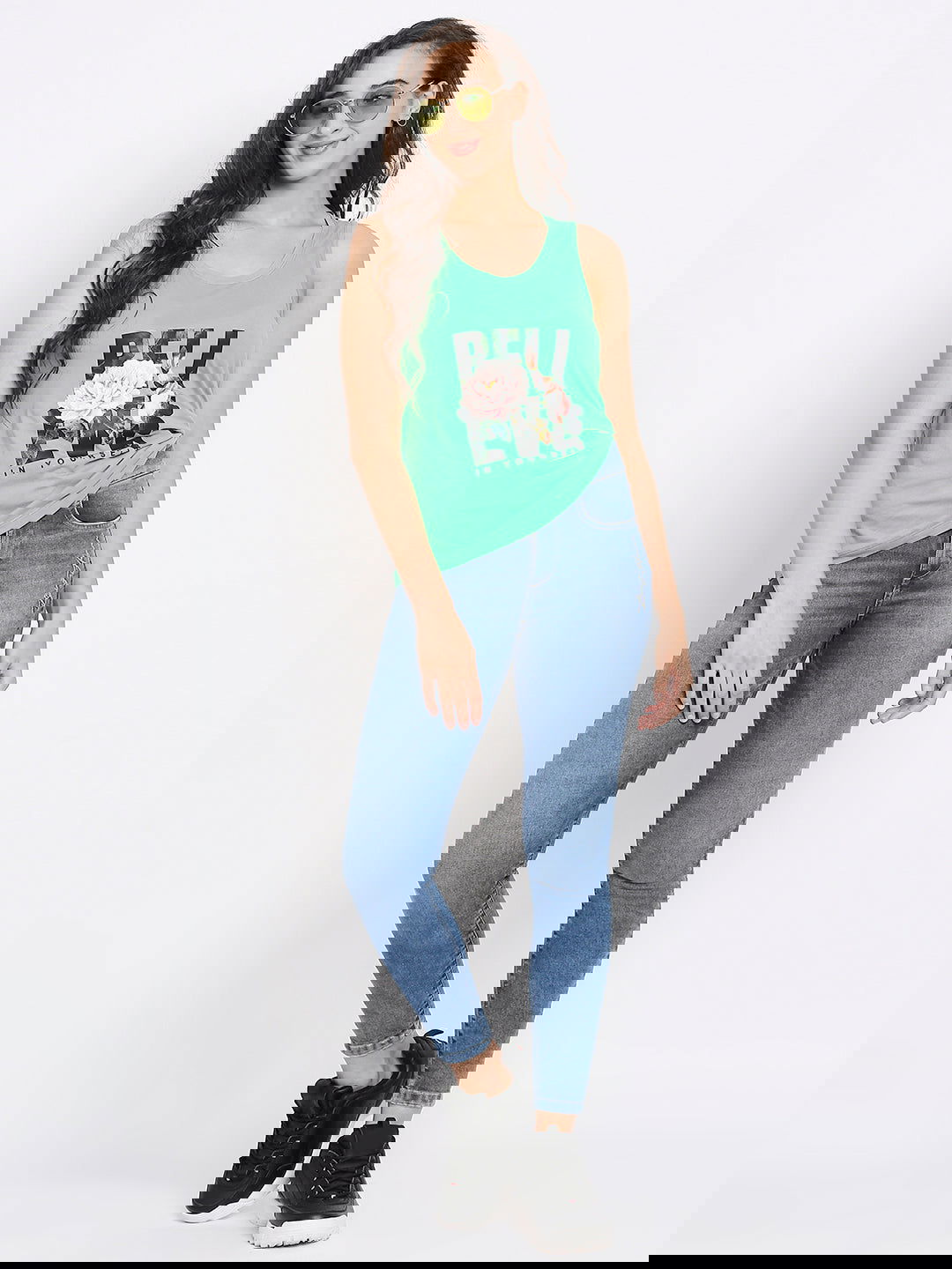 Being Human Women Skinny Fit Denim-Ice Blue - beinghumanbd - 