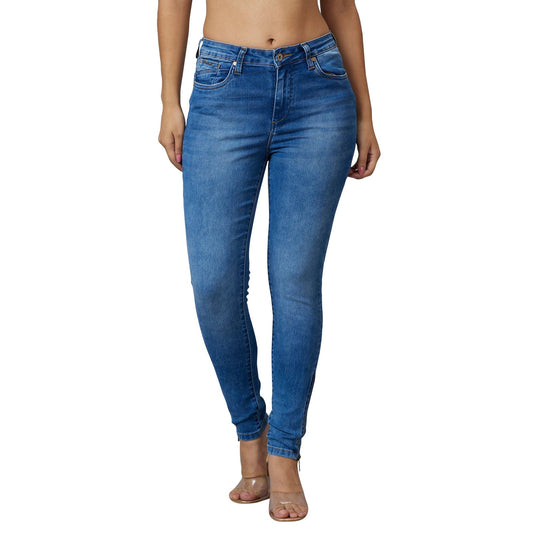 Being Human Women Skinny Fit Denim-Light Blue - beinghumanbd - 
