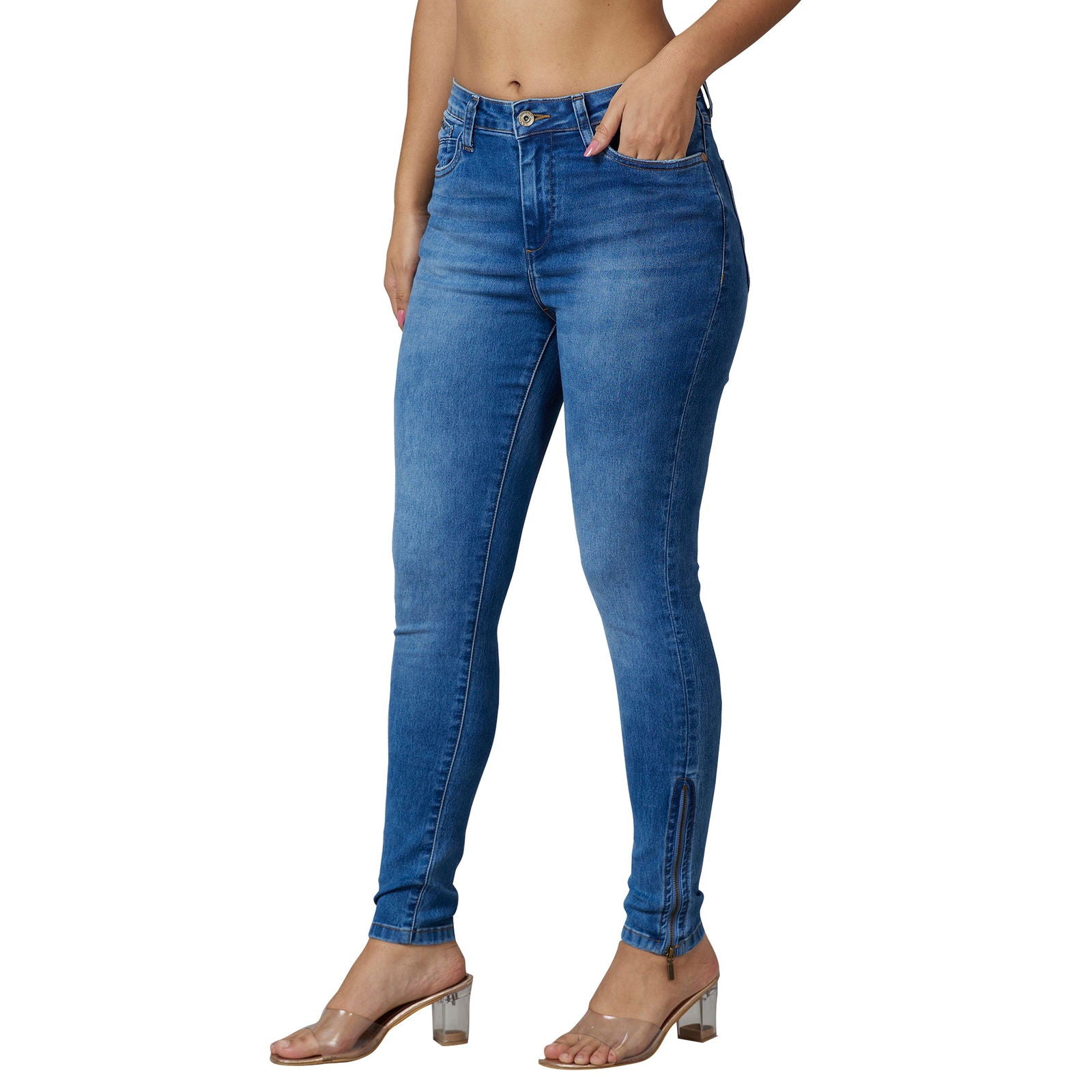 Being Human Women Skinny Fit Denim-Light Blue - beinghumanbd - 