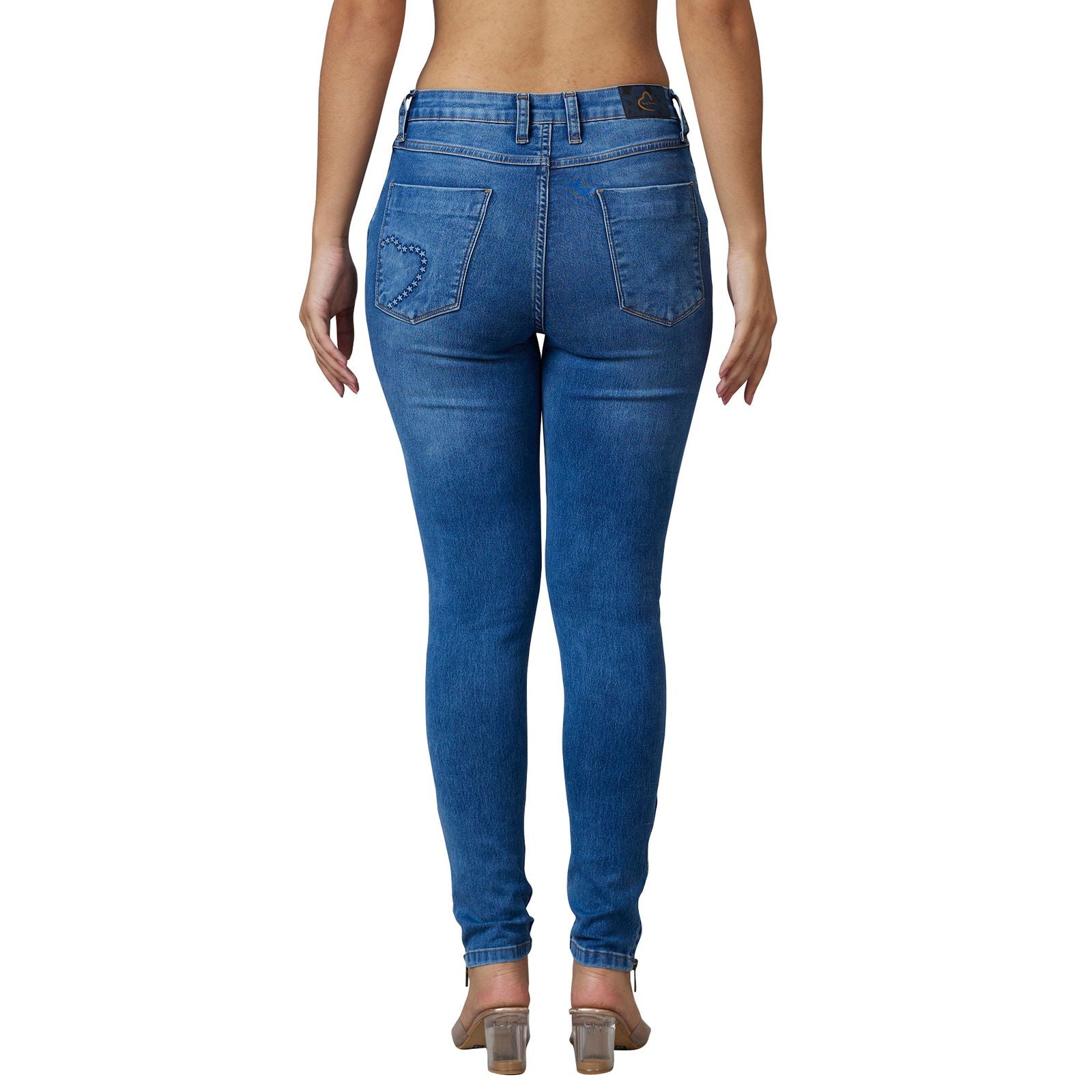 Being Human Women Skinny Fit Denim-Light Blue - beinghumanbd - 