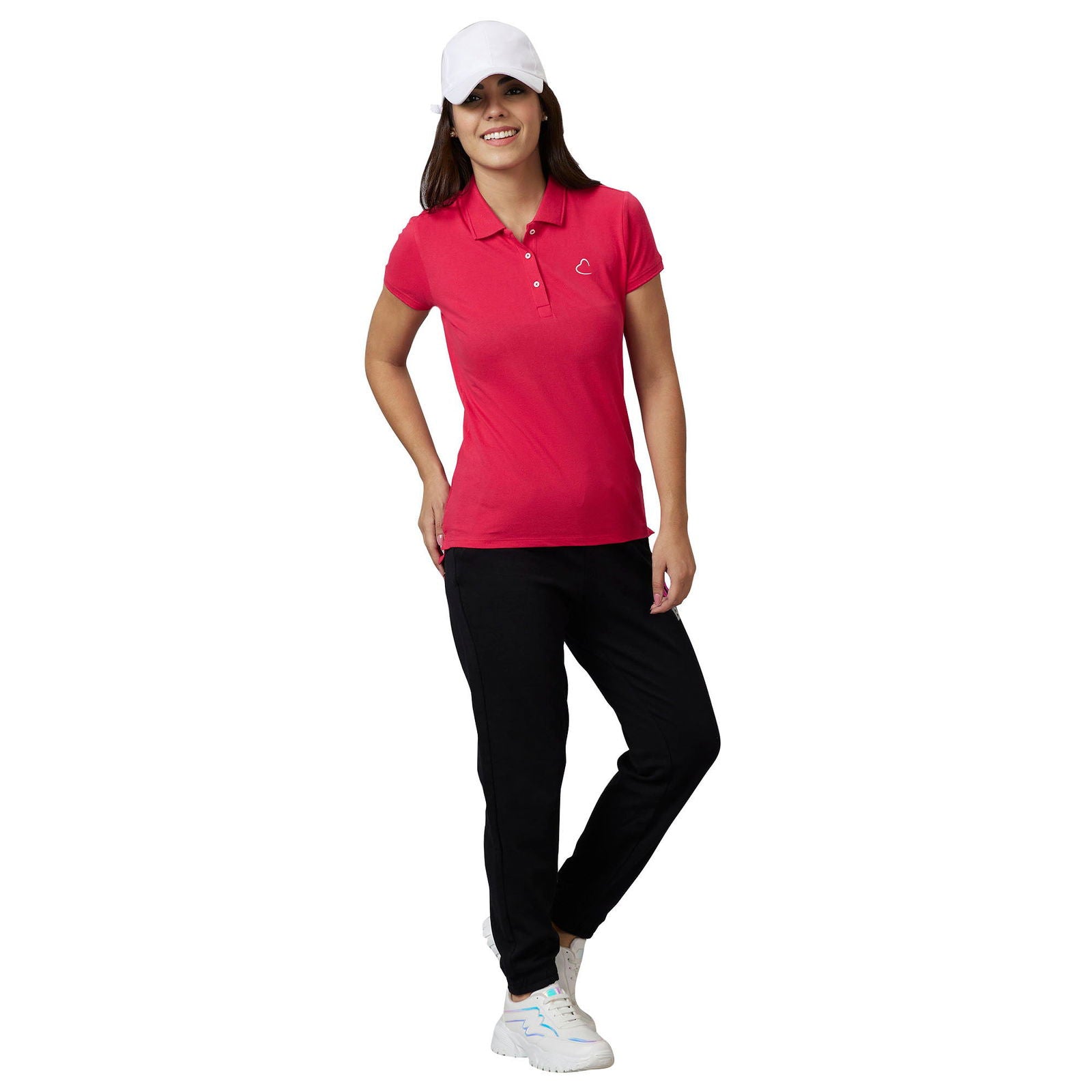 Being Human Women Track Pants-Black & Ecru Mel - beinghumanbd - 