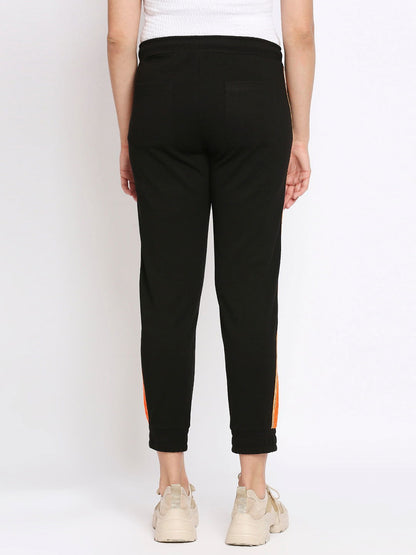 Being Human Women Track Pants-Jet Black - beinghumanbd - 