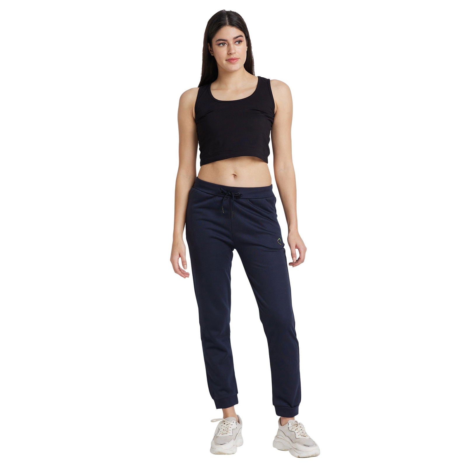 Being Human Women Track Pants-Navy & Olive - beinghumanbd - 