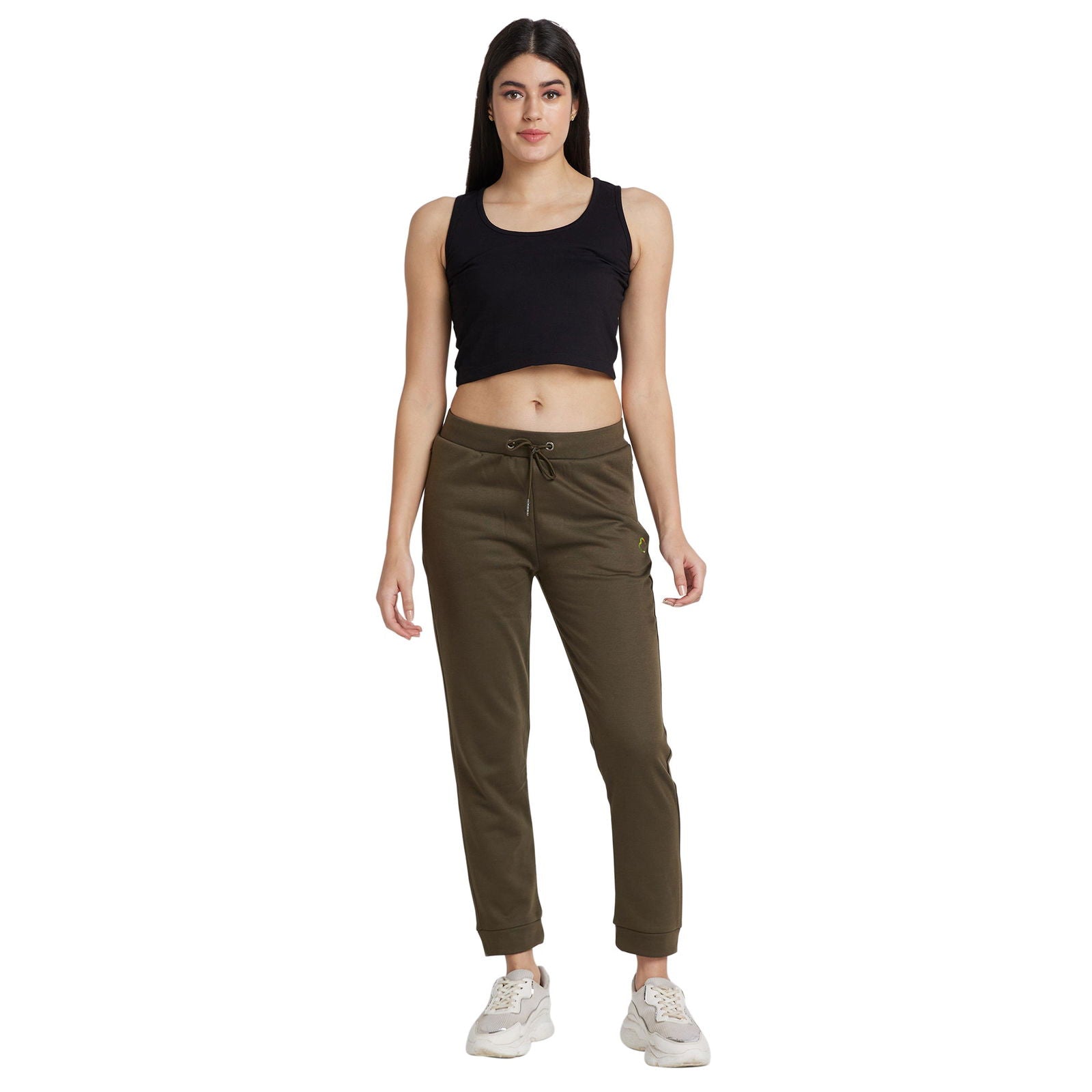 Being Human Women Track Pants-Navy & Olive - beinghumanbd - 