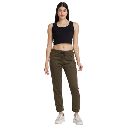 Being Human Women Track Pants-Navy & Olive - beinghumanbd - 